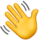 waving